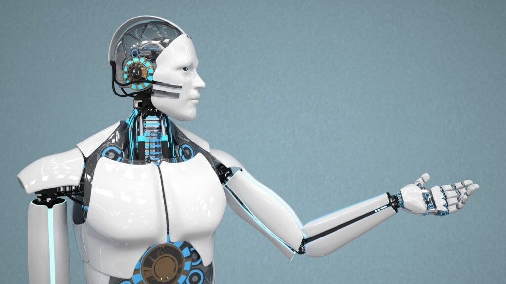 A robot with AI capabilities