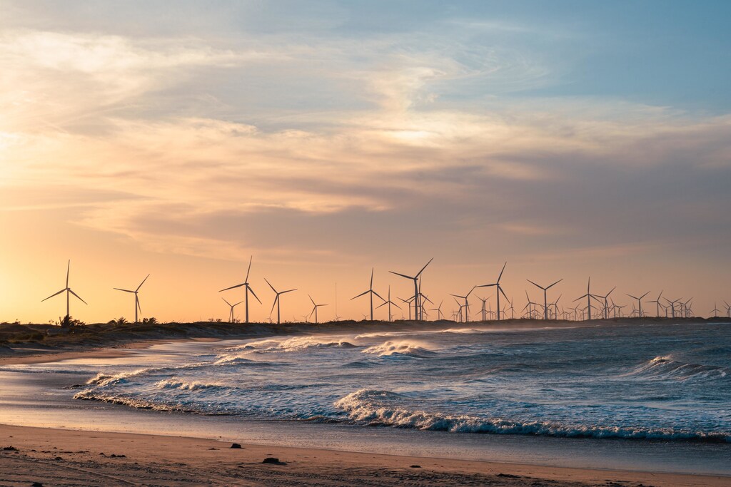 Key ocean-based climate solutions include scaling ocean-based renewable energy, reducing emissions from ocean-based transport, conserving and restoring coastal and marine ecosystems.