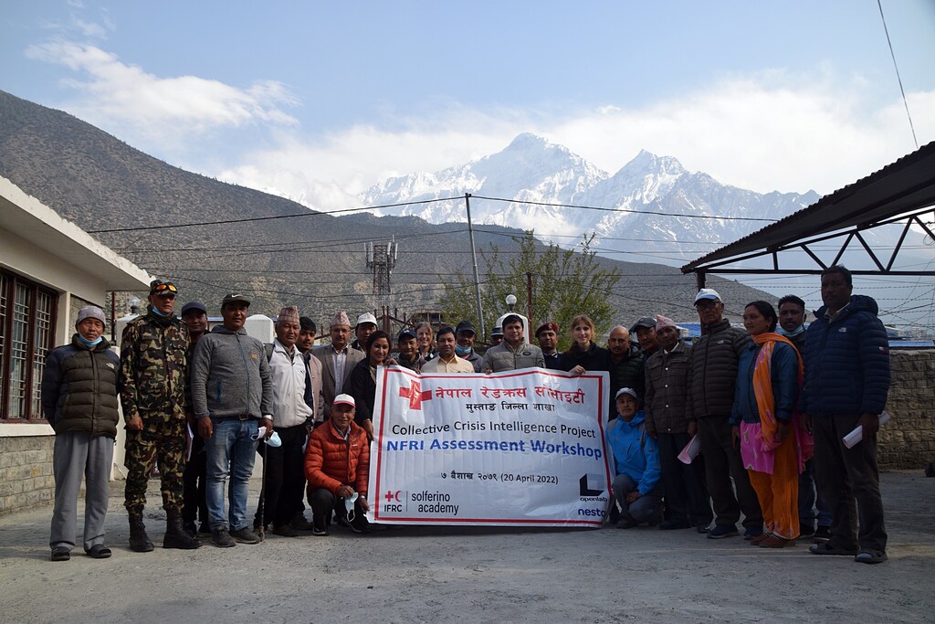 A preparatory workshop, in collaboration with the Red Cross, to develop a new humanitarian AI-powered tool improve crisis response in Nepal.