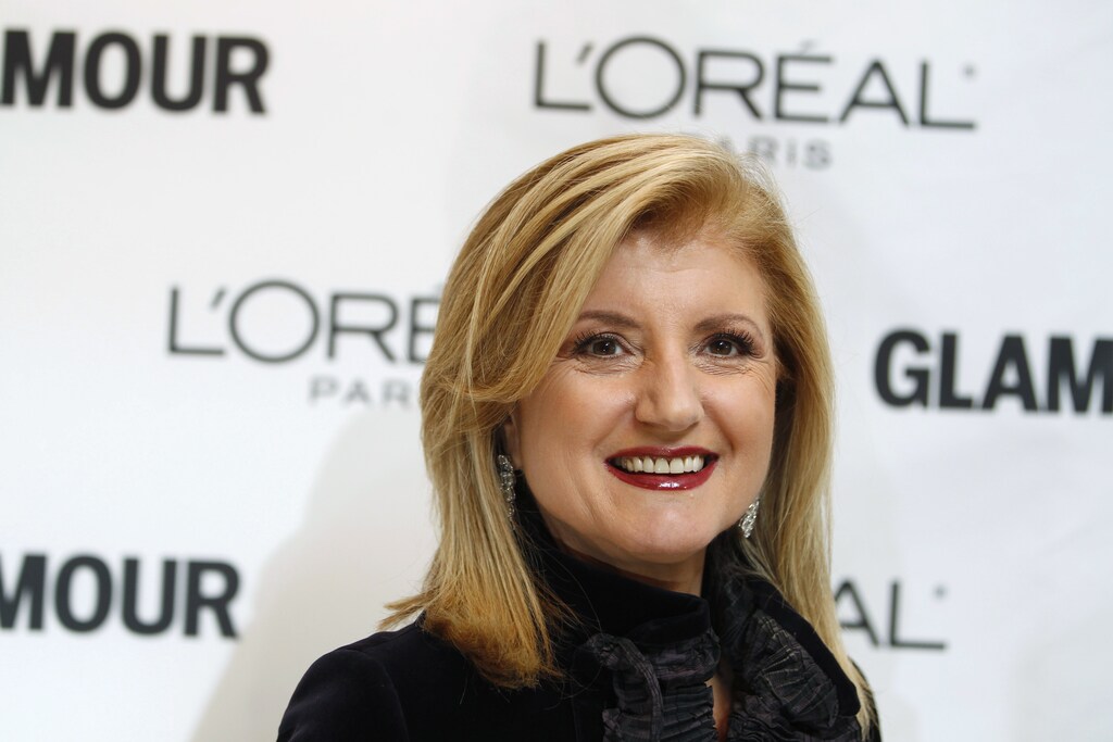 The Huffington Post's co-founder Ariana Huffington poses as she arrives to present a Glamour Magazine Woman of the Year award in New York November 8, 2010.