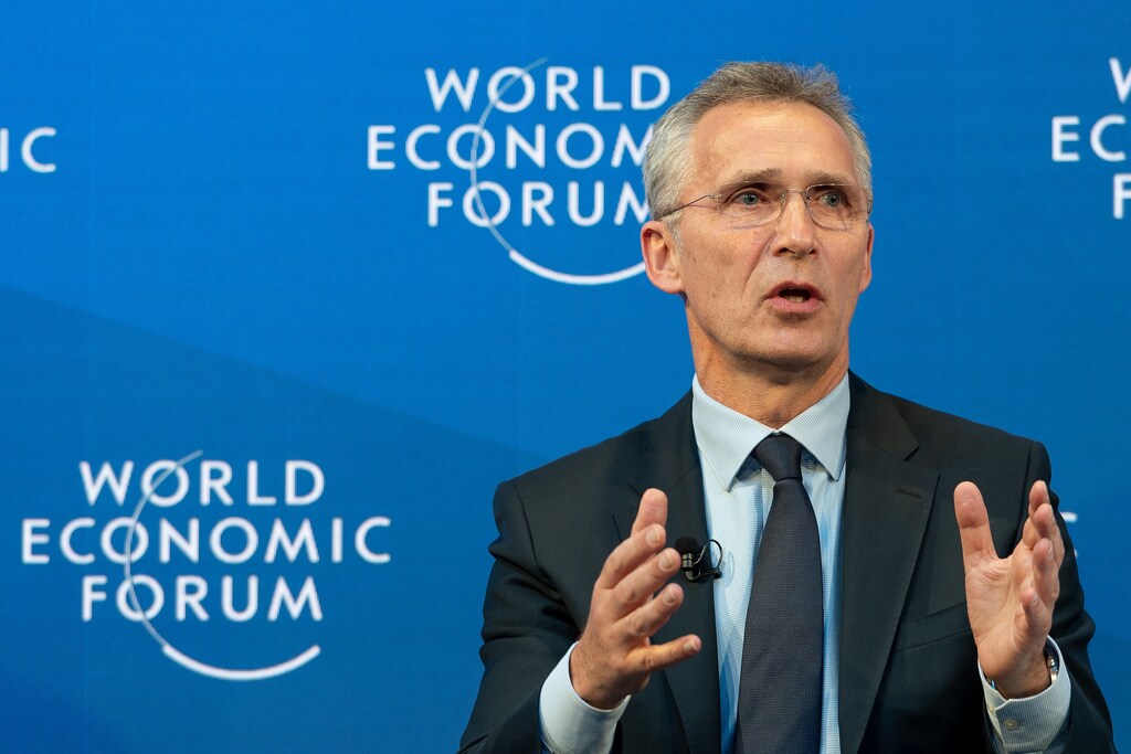 Jens Stoltenberg, NATO Secretary-General, addressed the World Economic Forum's Annual Meeting.