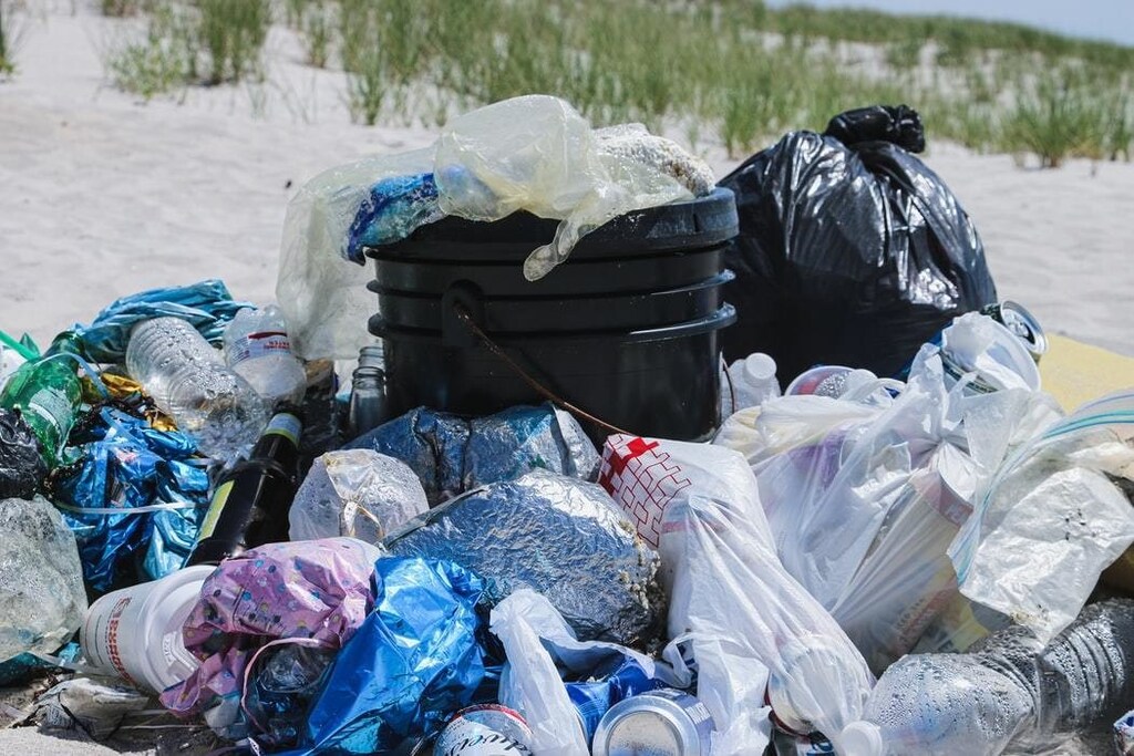 image of plastic waste