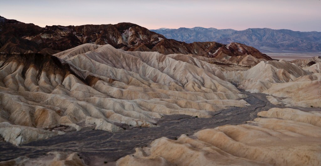 Dry river bed, Death Valley, United States: Water scarcity is a global issue but challenges are uniquely regional.