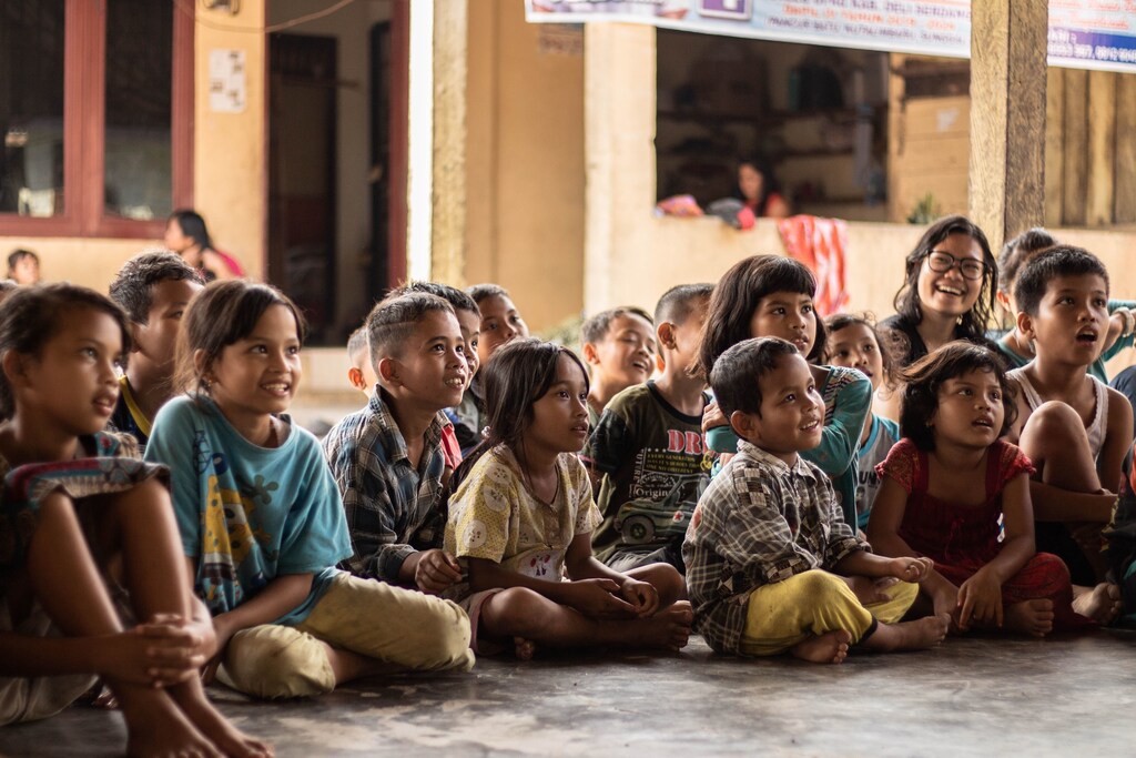 Child at a school as child labour increases worldwide.