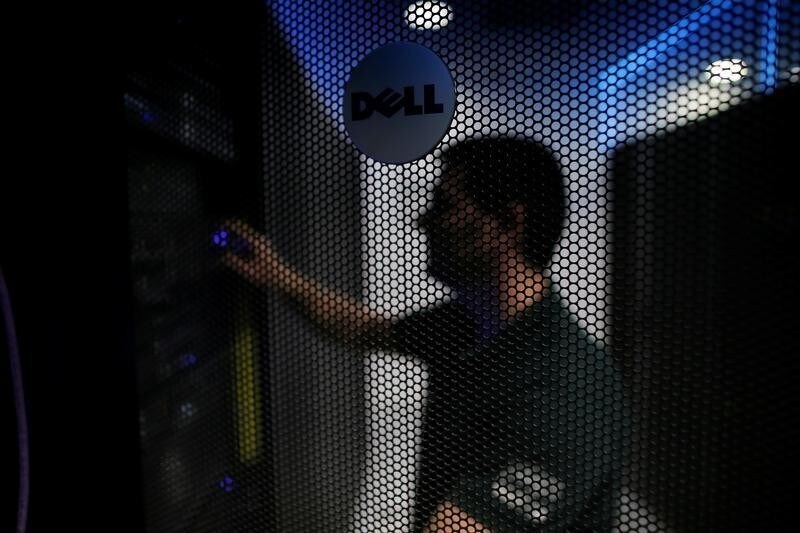 Sergio Iglesias, 38, a data center technician and manager, checks the central servers inside the data center of the DataRush IT Services company in Malaga, southern Spain May 30, 2018.