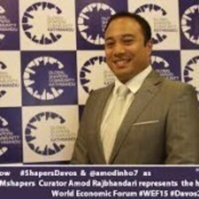 Amod Rajbhandari - Agenda Contributor | World Economic Forum