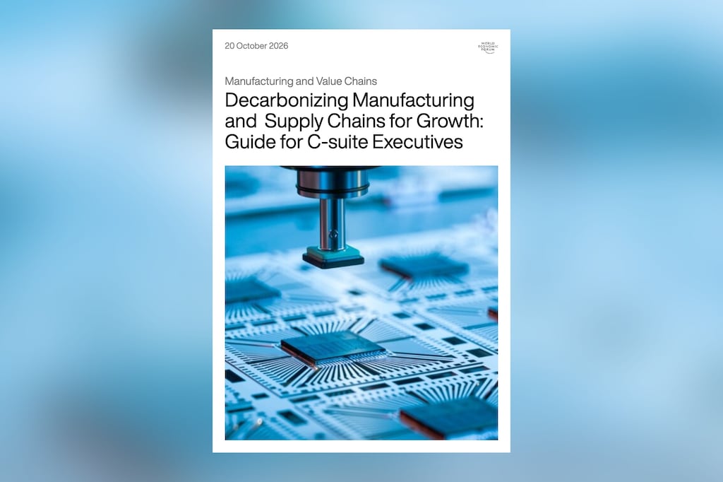 Decarbonizing Manufacturing and  Supply Chains for Growth: Guide for C-suite Executives