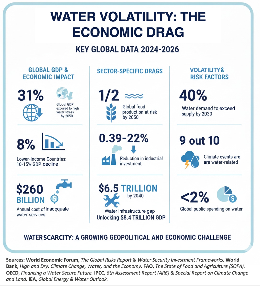 Global freshwater demand is outstripping supply.