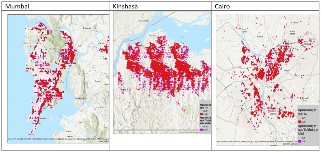 Potential Exposure Hotspots , accounting for access to basic services.