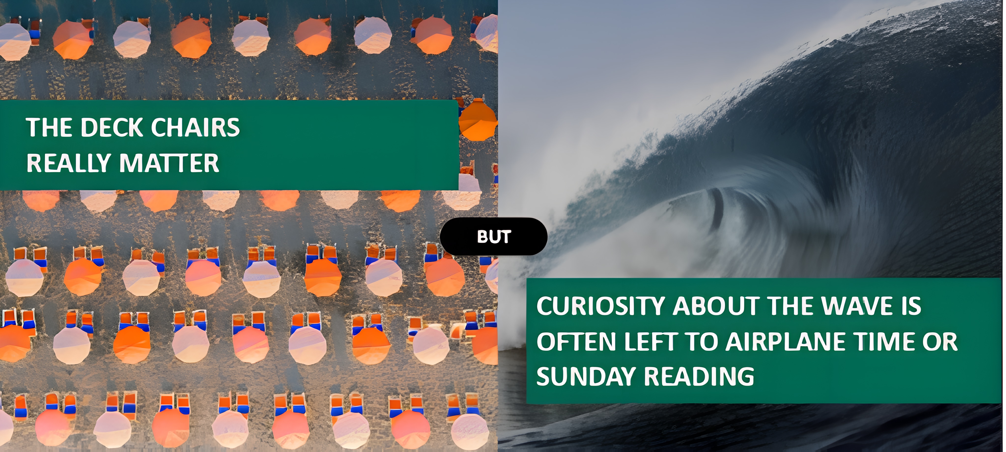 Focusing on immediate issues can result in missing long-term trends.