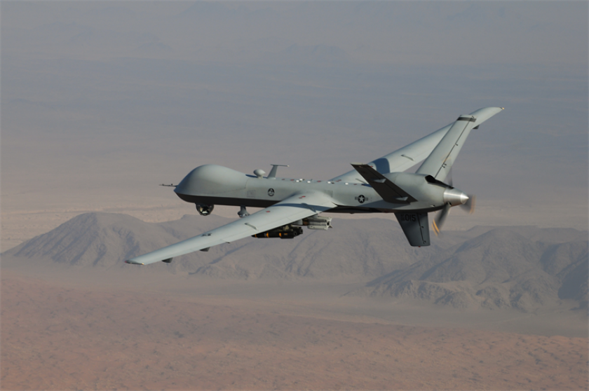 Un drone de combat MQ-9 de l'armée américaine.