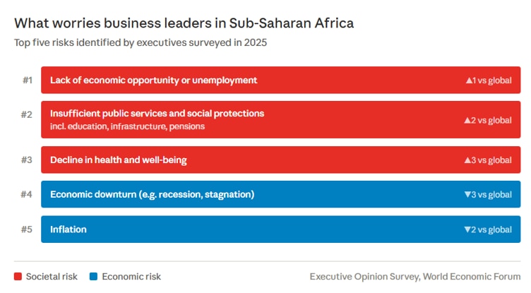 What worries business leaders in Sub-Saharan Africa