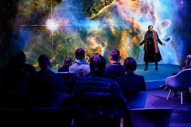 Priyamvada Natarajan, Professor of Astronomy and Physics at Yale University, speaks about the universe’s most elusive phenomena. 