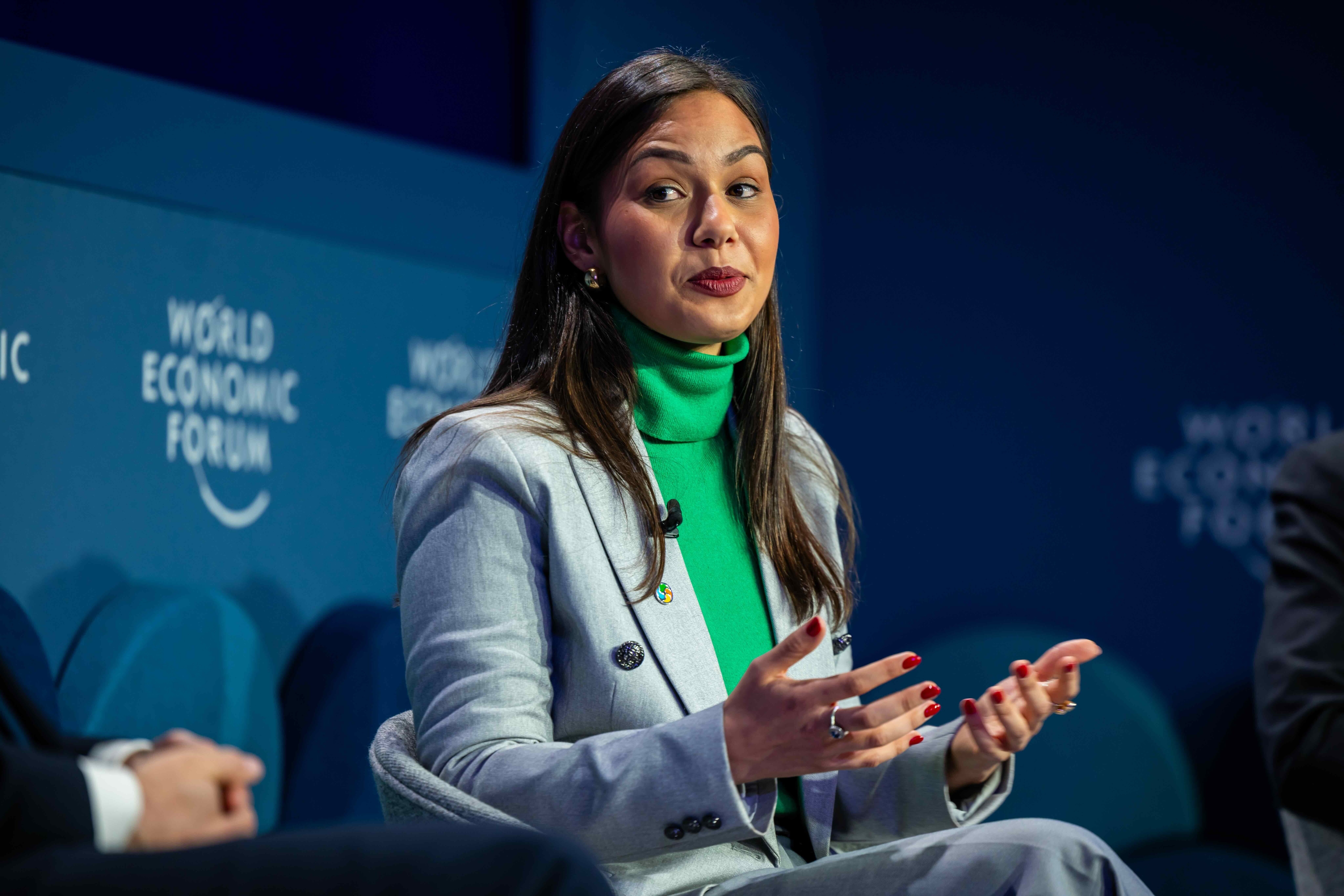 “How are we supposed to take care of food security if we don’t take care of farmers first?” asked Ana Carolina Zimmermann, a farmer from Brazil. She was speaking on When Food Becomes Security session with Alvaro Lario, President, International Fund for Agricultural Development (IFAD), Rome; Kashim Shettima, Vice-President of Nigeria; Sam Kass, Partner, Acre Venture Partners, USA; Svein Tore Holsether, President and Chief Executive Officer, Yara International, Norway; at the World Economic Forum Annual Meeting 2026 in Davos-Klosters,