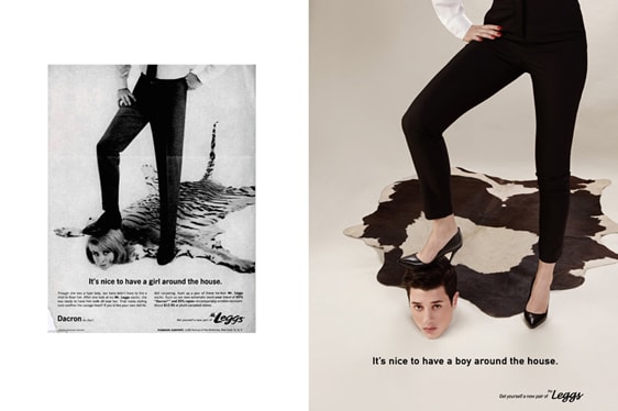  Original ad: Mr Leggs, USA (1962); Recreated Ad: Eli Rezkallah       