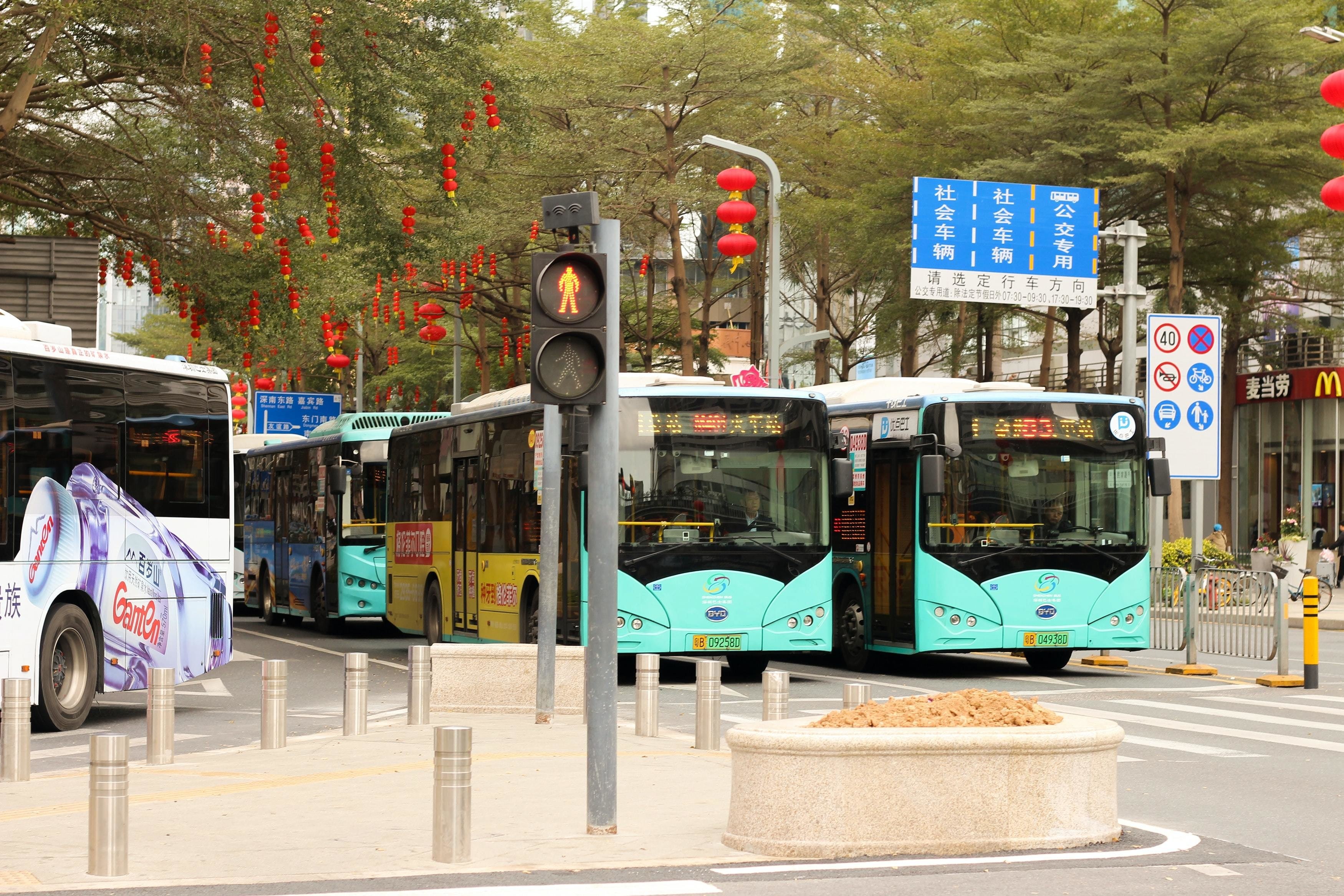 Electric buses are helping to cut emissions. circular economy