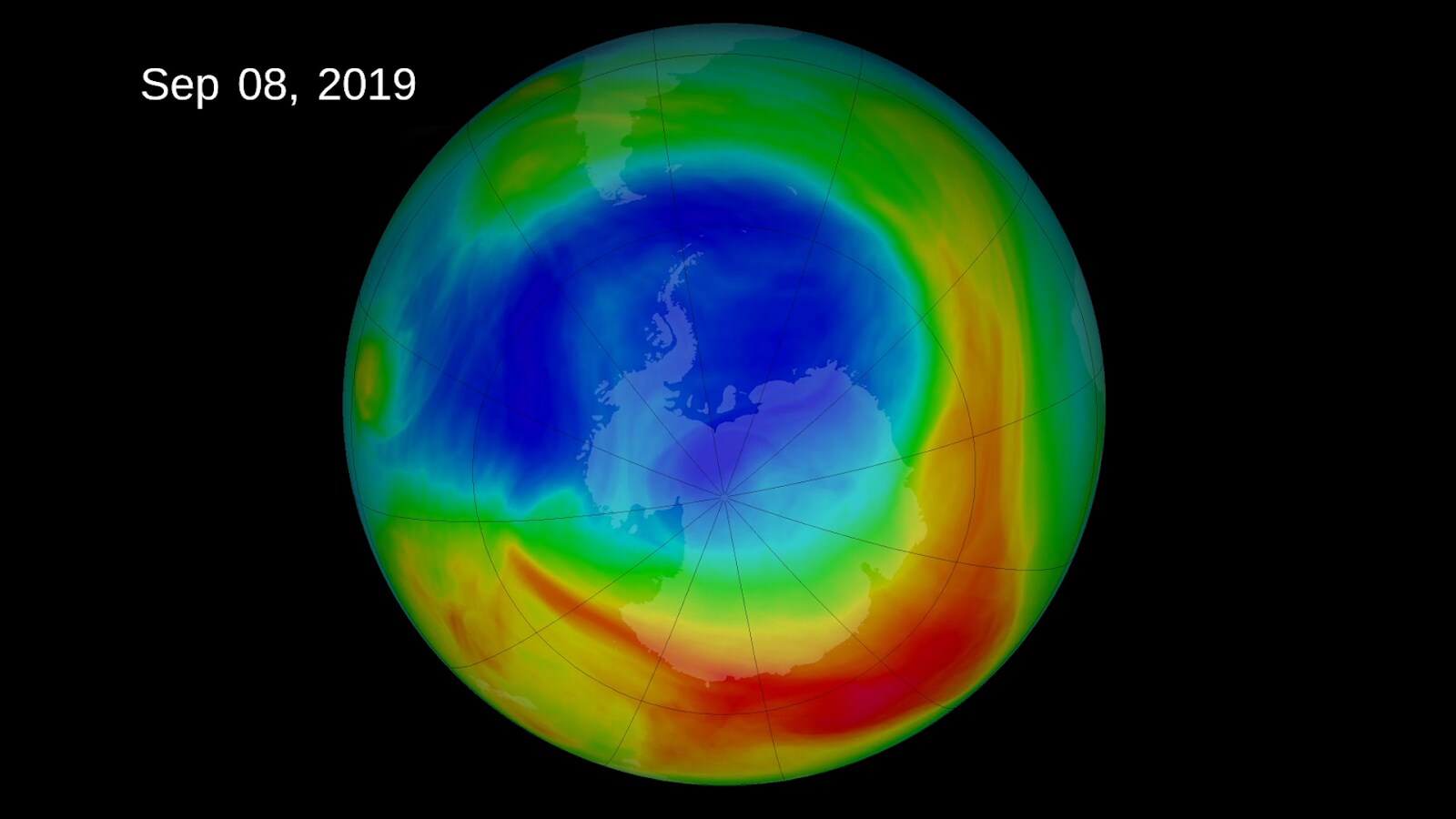 En septembre dernier, le trou d'ozone au-dessus de l'Antarctique était à son plus faible niveau depuis 1982.
