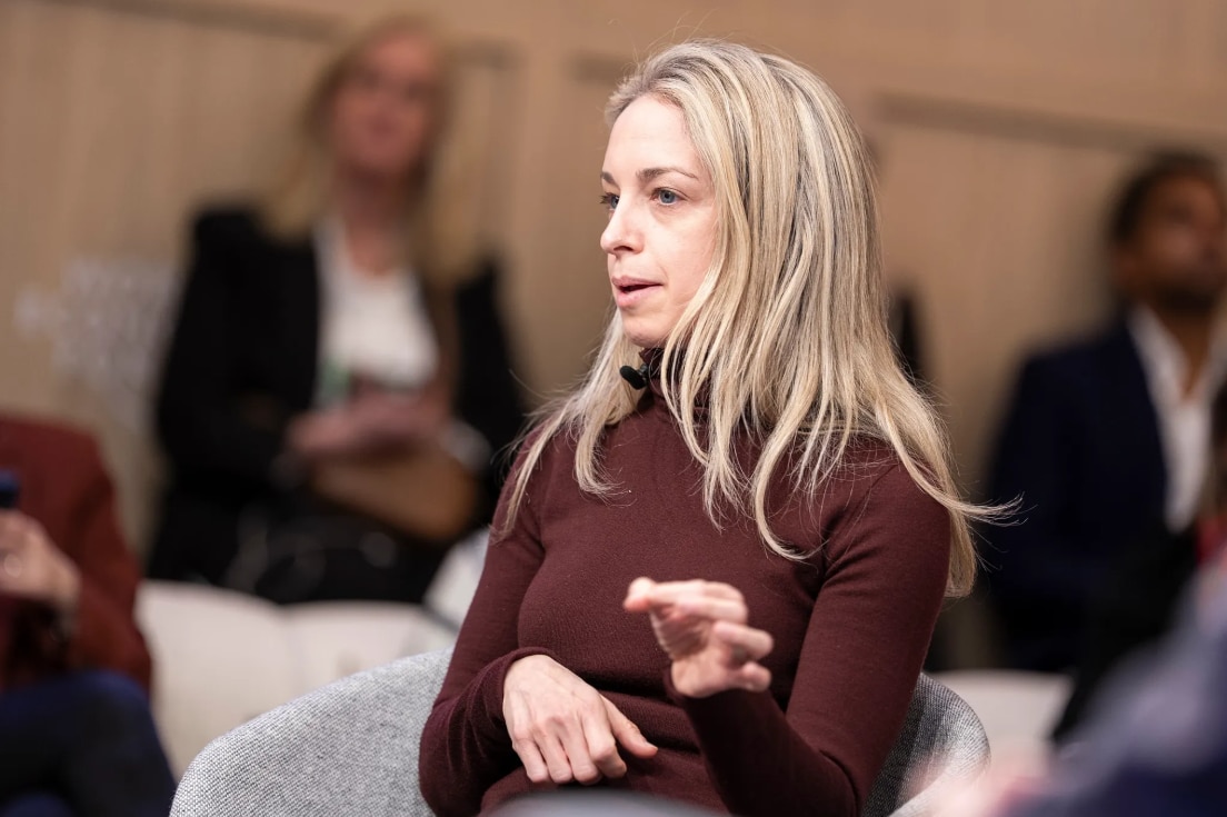 Parenting in an Anxious World session with Becky Kennedy, CEO & Founder, Good Inside, USA; Jonathan Haidt, Professor of Ethical Leadership, Stern School of Business, New York University, USA; Marija Manojlovic, Executive Director, Safe Online, USA; Rachel Botsman, Author, Artist & Trust Expert, Rachel Botsman Ltd,; 