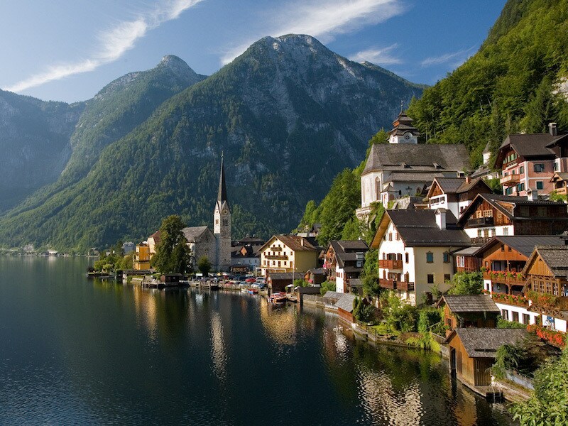 Autriche, région de Salzkammergut.
