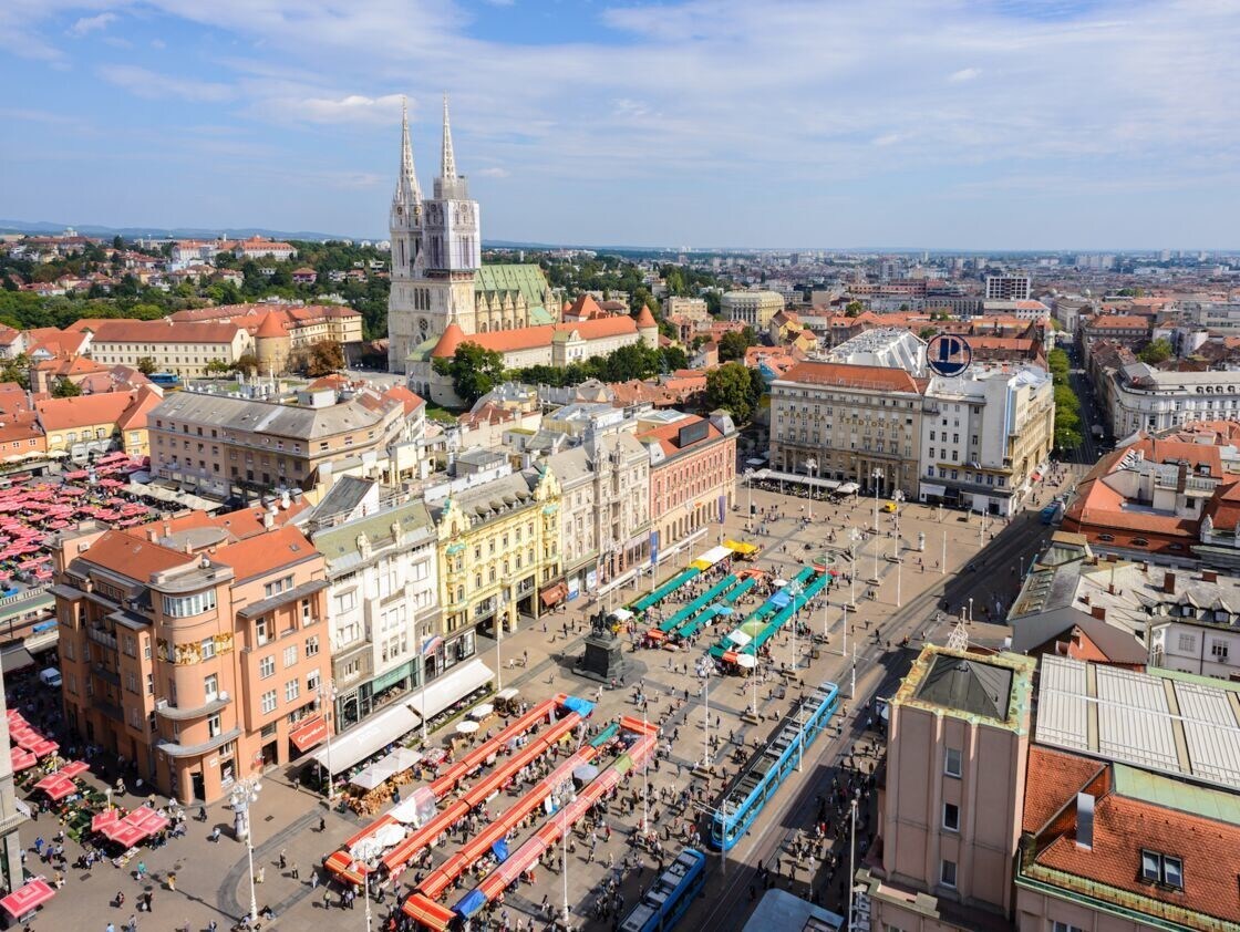 Zagreb, capitale de la Croatie.Nick Savchenko/Wikimedia Commons