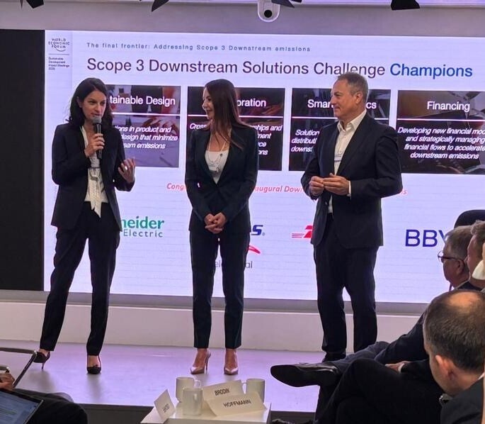 Alliance of CEO Climate Leaders - Scope 3 Downstream Challenge winners presentation at the Sustainable Development Impact Meetings 2025