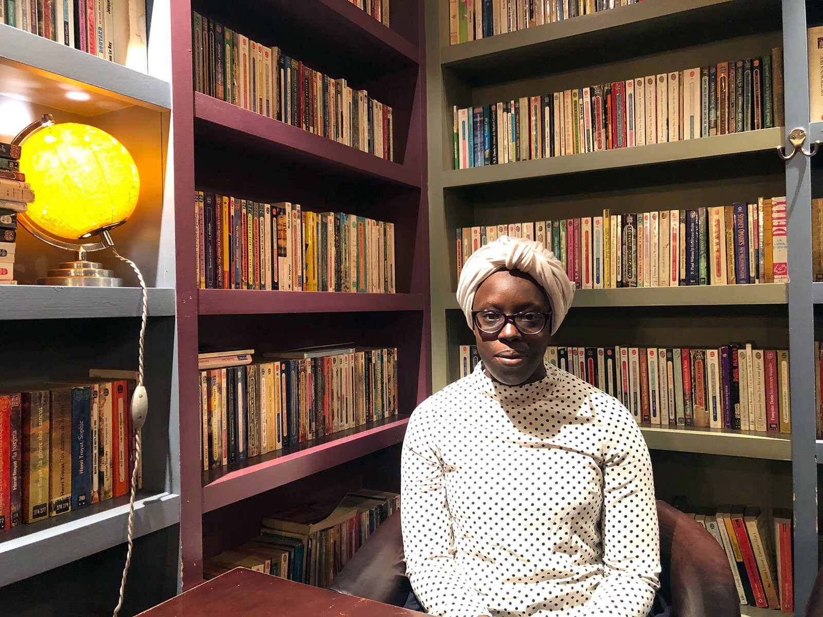 Fatoumata Kebe, auteure de l'ouvrage "La Lune est un roman".