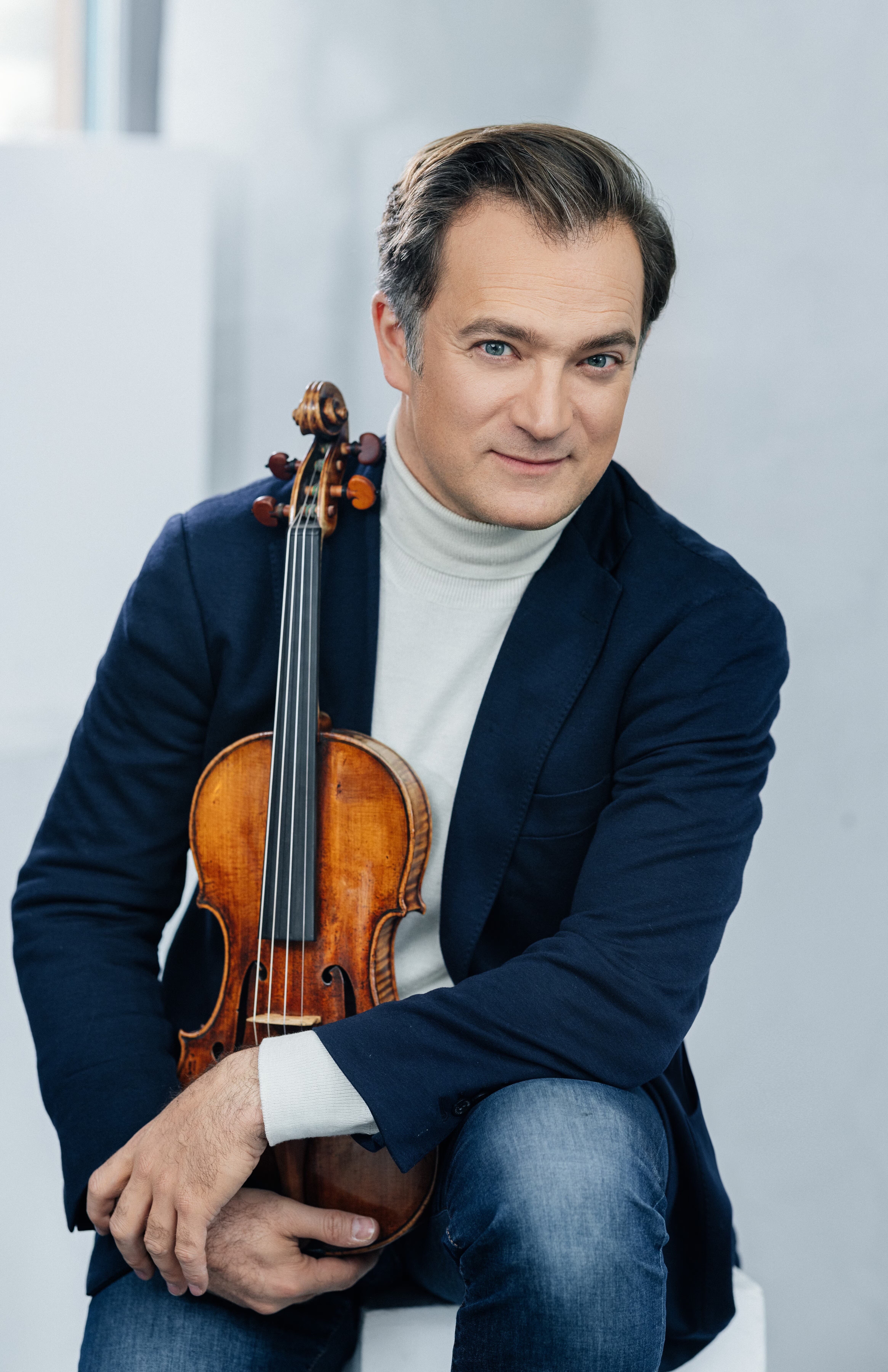 El renombrado violinista Renaud Capuçon.