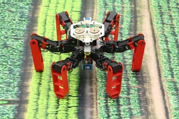 Le robot AntBot inspiré des fourmis du désert.