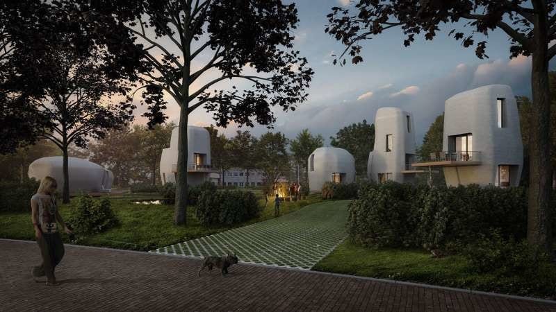 Cinq maisons imprimées en 3D seront disponibles à la vente dès 2019. La première a reçu plus de 20 candidatures en une semaine.