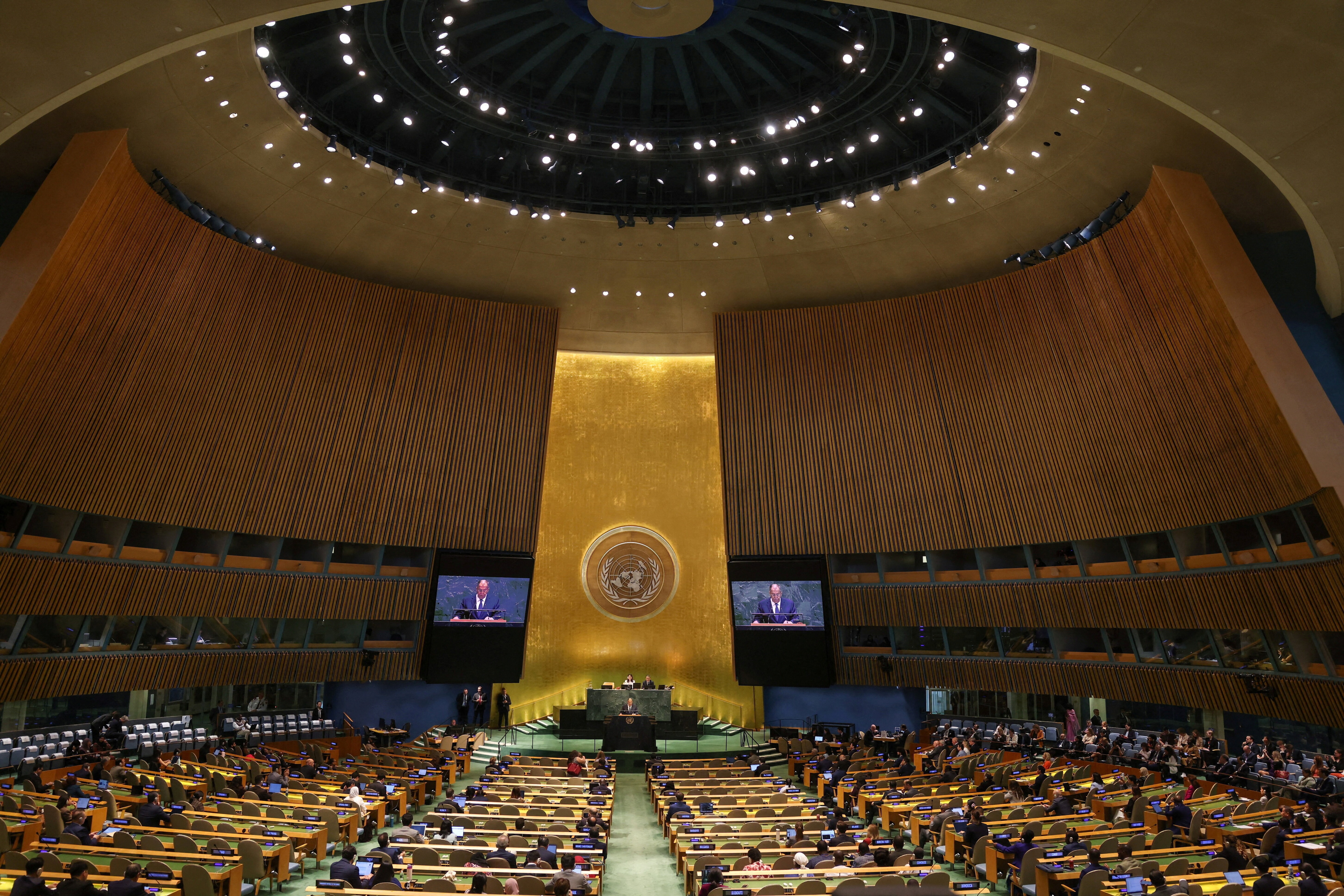 80th UNGA at the UN headquarters in New York City, US.