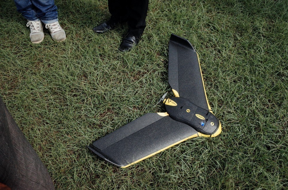 À Zanzibar, les relevés aériens sont effectués par l’eBee, un drone léger conçu par senseFly
