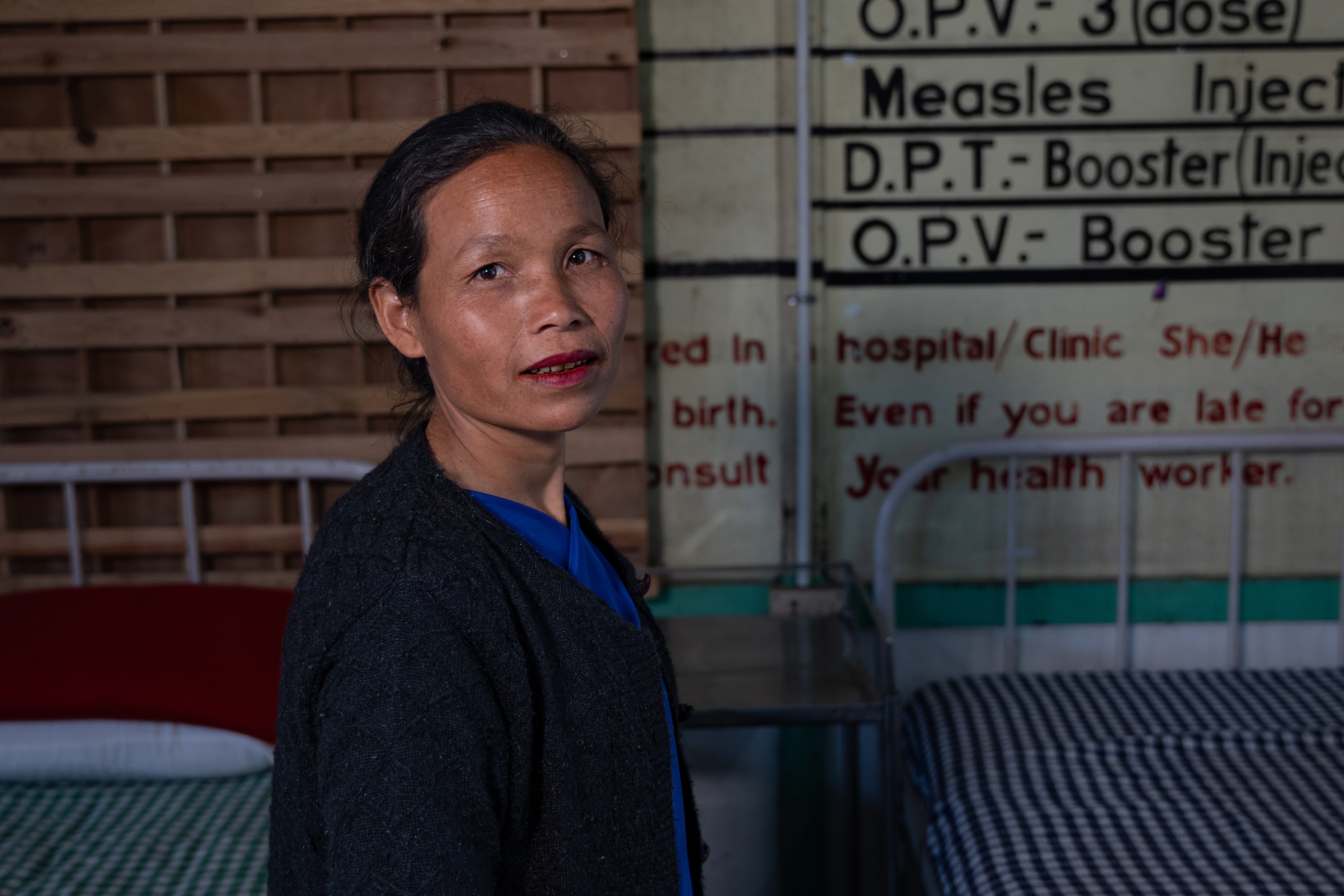 An ASHA worker in Meghalaya. Experts say awareness at the community level often determines whether people seek care before symptoms become severe.