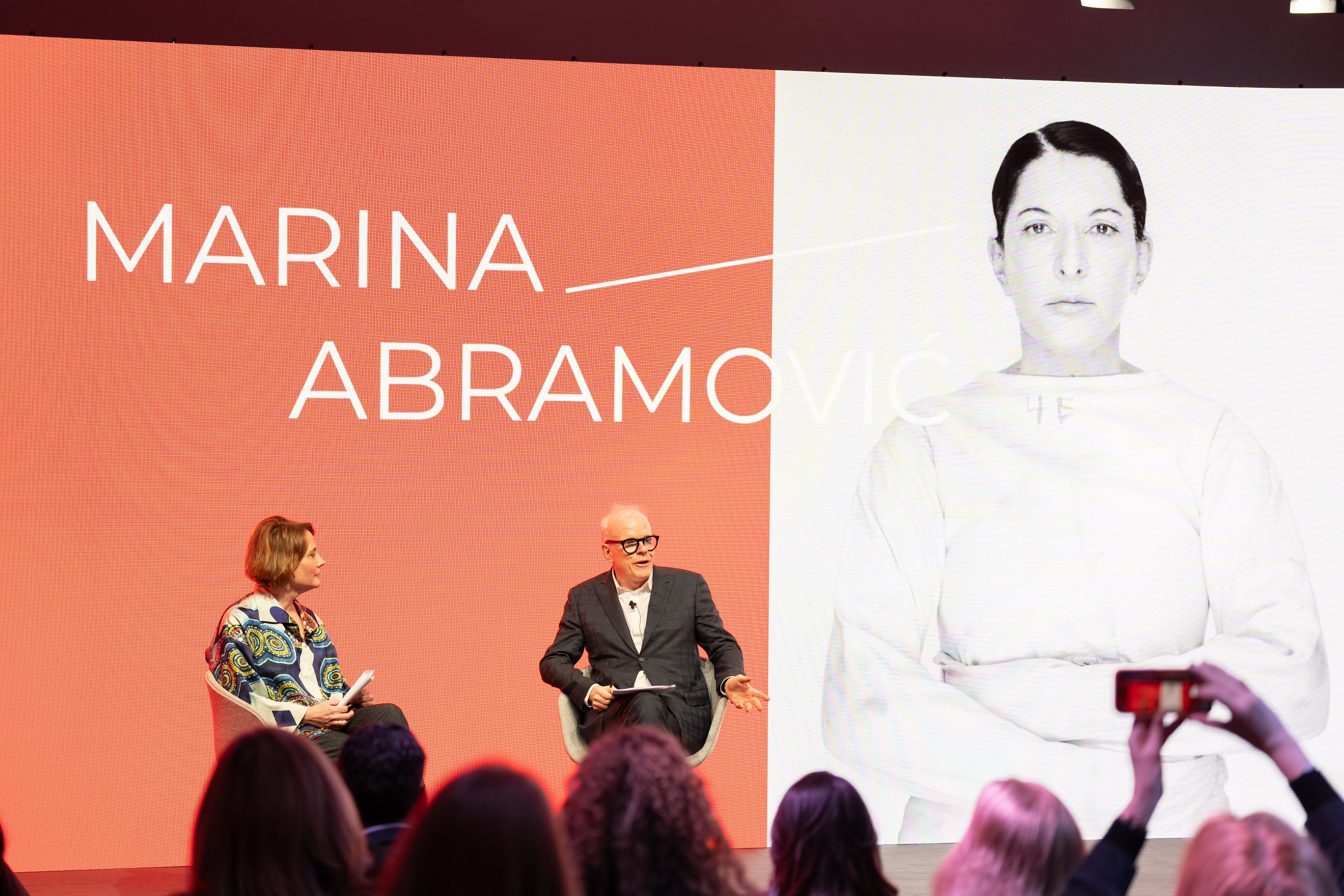 Radical Stillness session with Hans Ulrich Obrist, Artistic Director, Serpentine Gallery, United Kingdom; at the World Economic Forum Annual Meeting 2026 in Davos-Klosters, Switzerland, on 20/1/2026 from 16:15 to 16:45 in the Congress Centre â Fusion (Zone B), Betazone. (betazone/radical stillness). Â©2026 World Economic Forum / Mattias Nutt