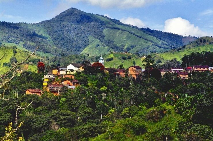 Petit village en Equateur