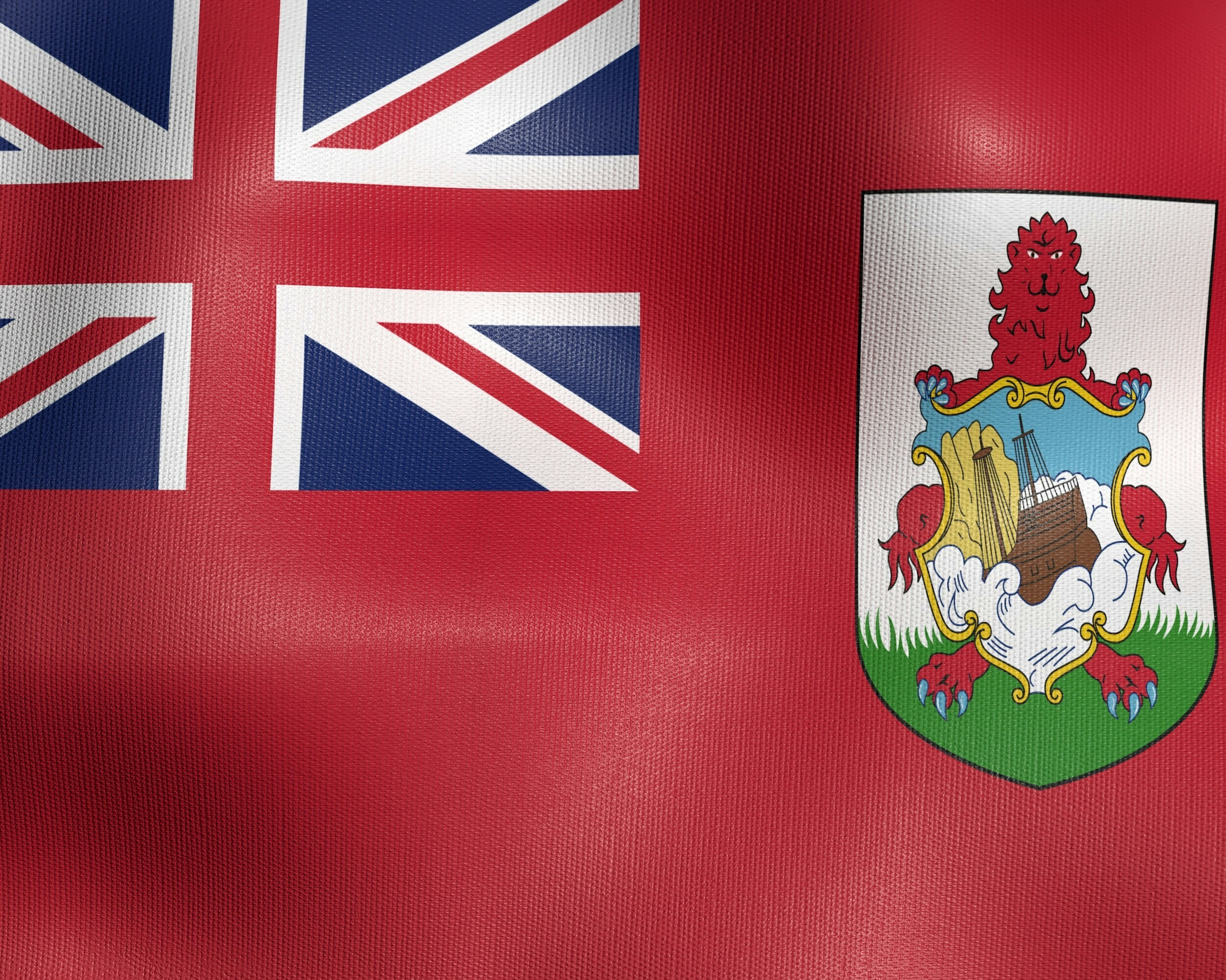 The flag of Bermuda.