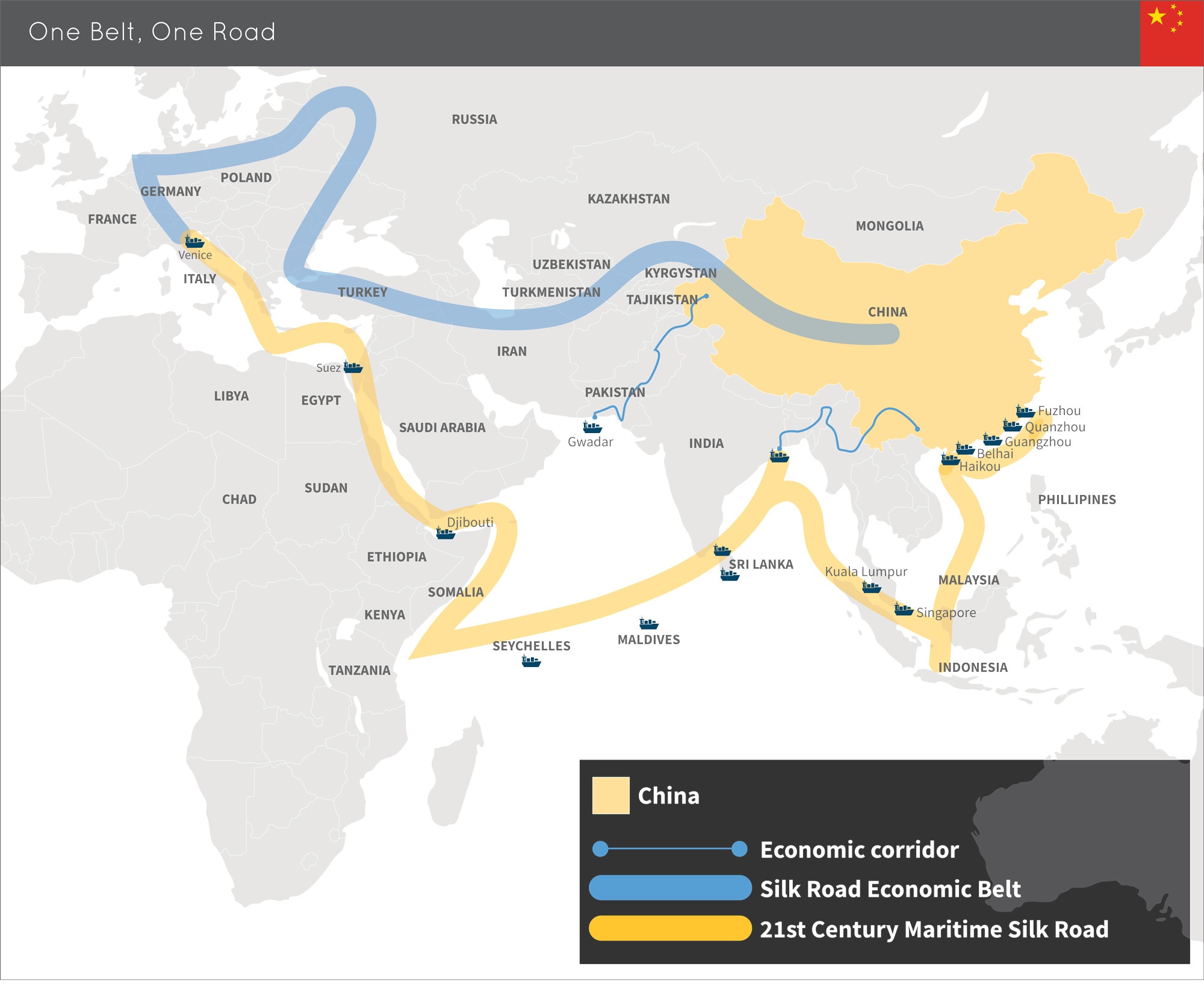 Image result for China's economic road project: India denies it!