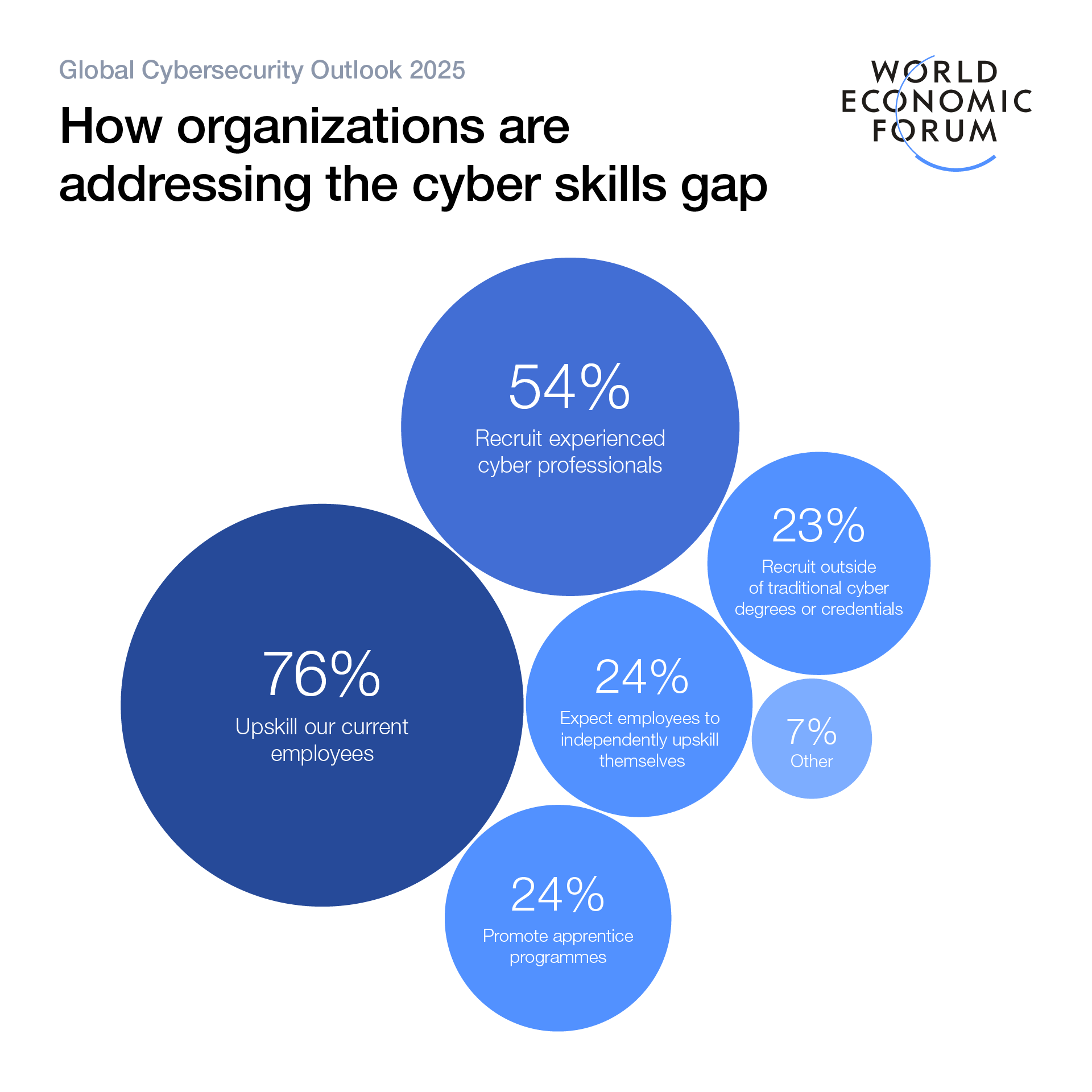How organizations are addressing the cyber skills gap.