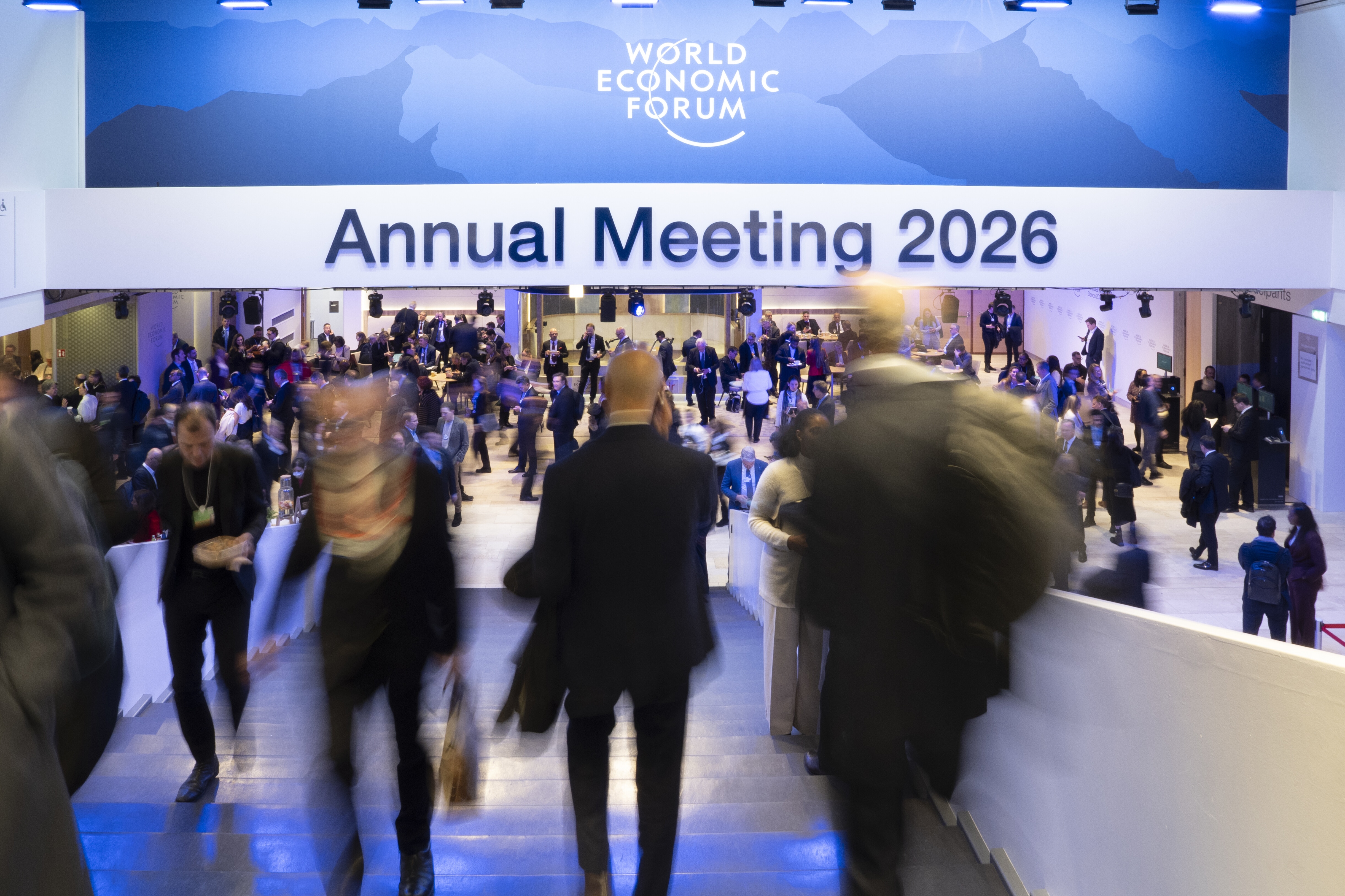 Impressions from the World Economic Forum Annual Meeting 2026 in Davos-Klosters, Switzerland, 21 January. Copyright: World Economic Forum/Pascal Bitz