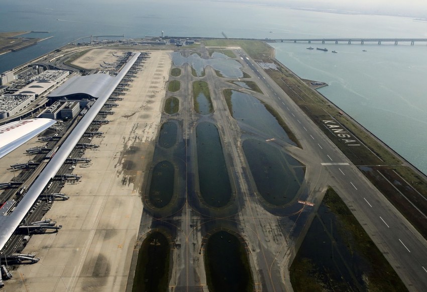 What a flooded Japanese airport tells us about rising sea levels