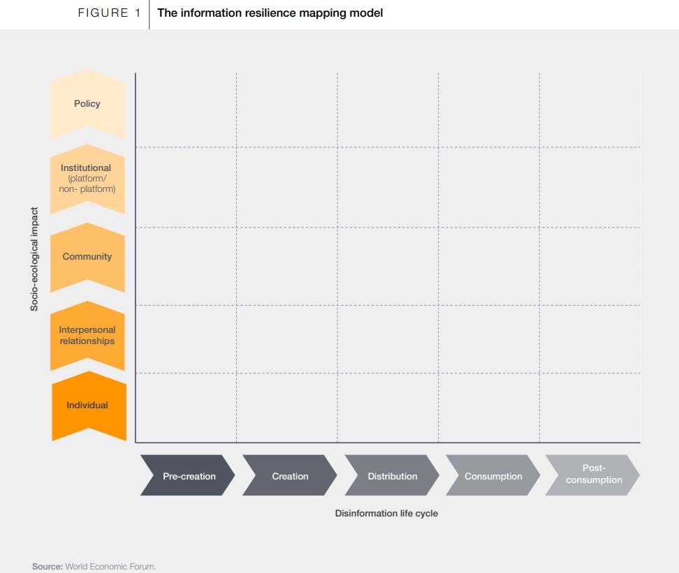 The information resilience mapping model.