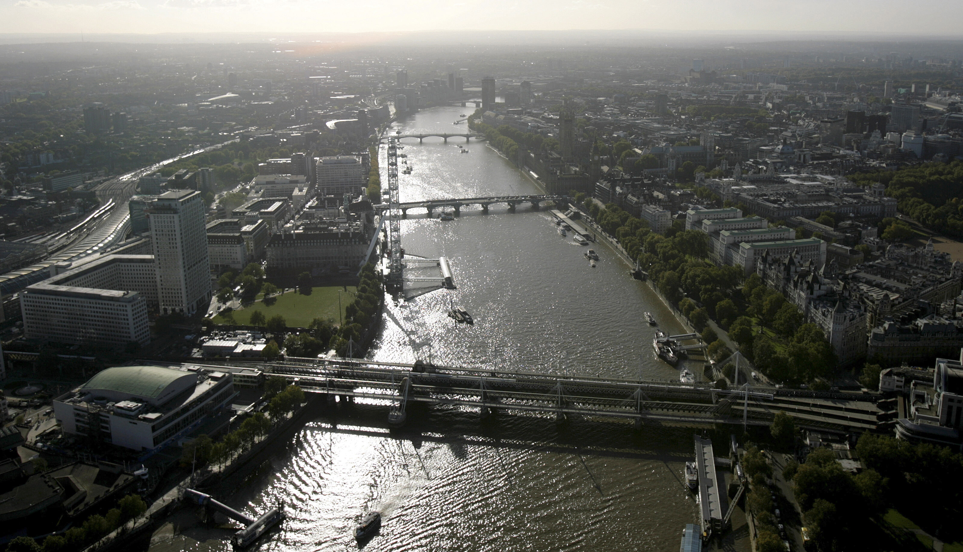 A general view of the River Thames in London November 9, 2006