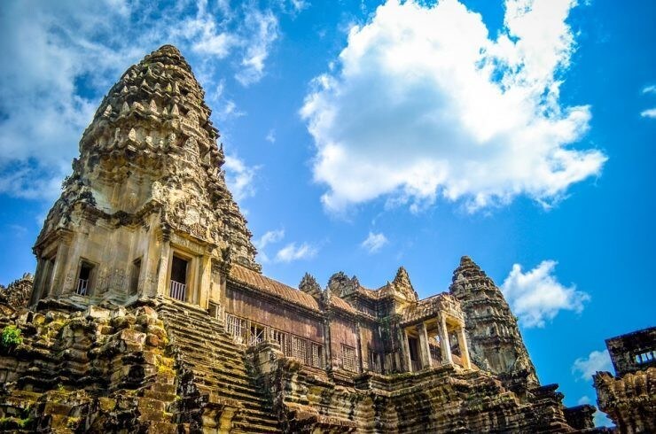 Temple Antique au Cambodge