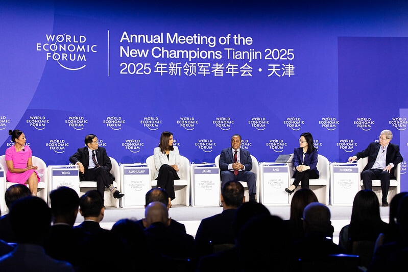 The Contours of a New Economic Order session, Annual Meeting of the New Champions 2025, Tianjin.
