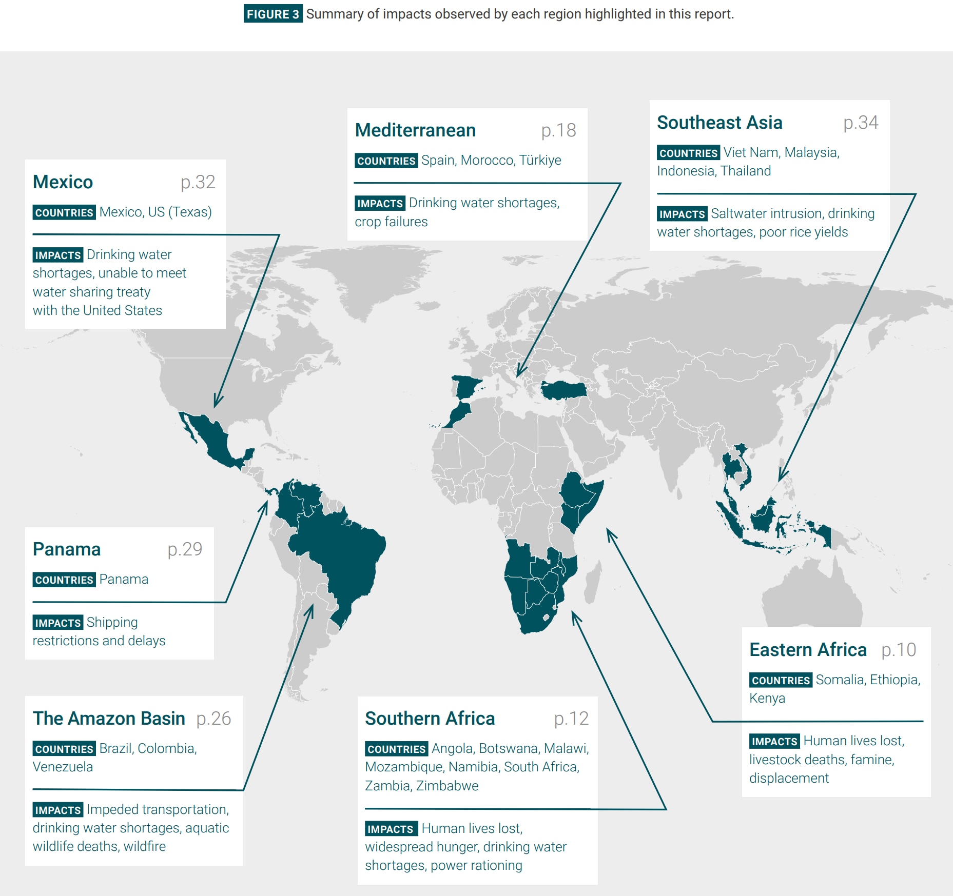 The impacts of drought around the world.