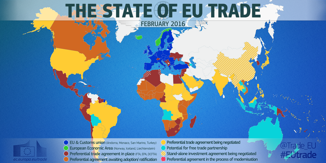 Regional Trade Agreements, 2005 – Mapping Globalization