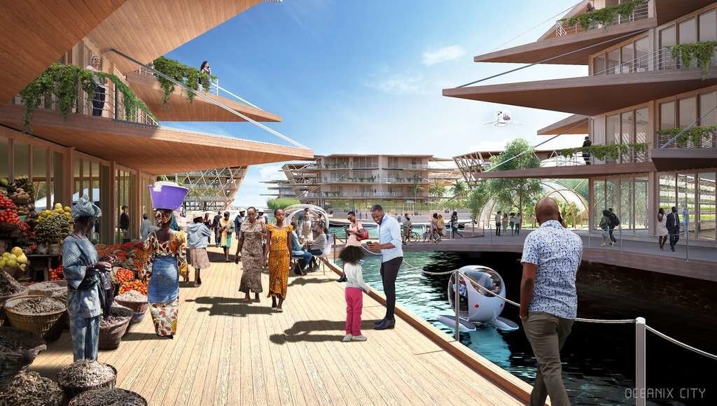 Oceanix city s’adresse en premier lieu aux zones tropicales, les plus menacées par les catastrophes naturelles et où la culture est plus facile.