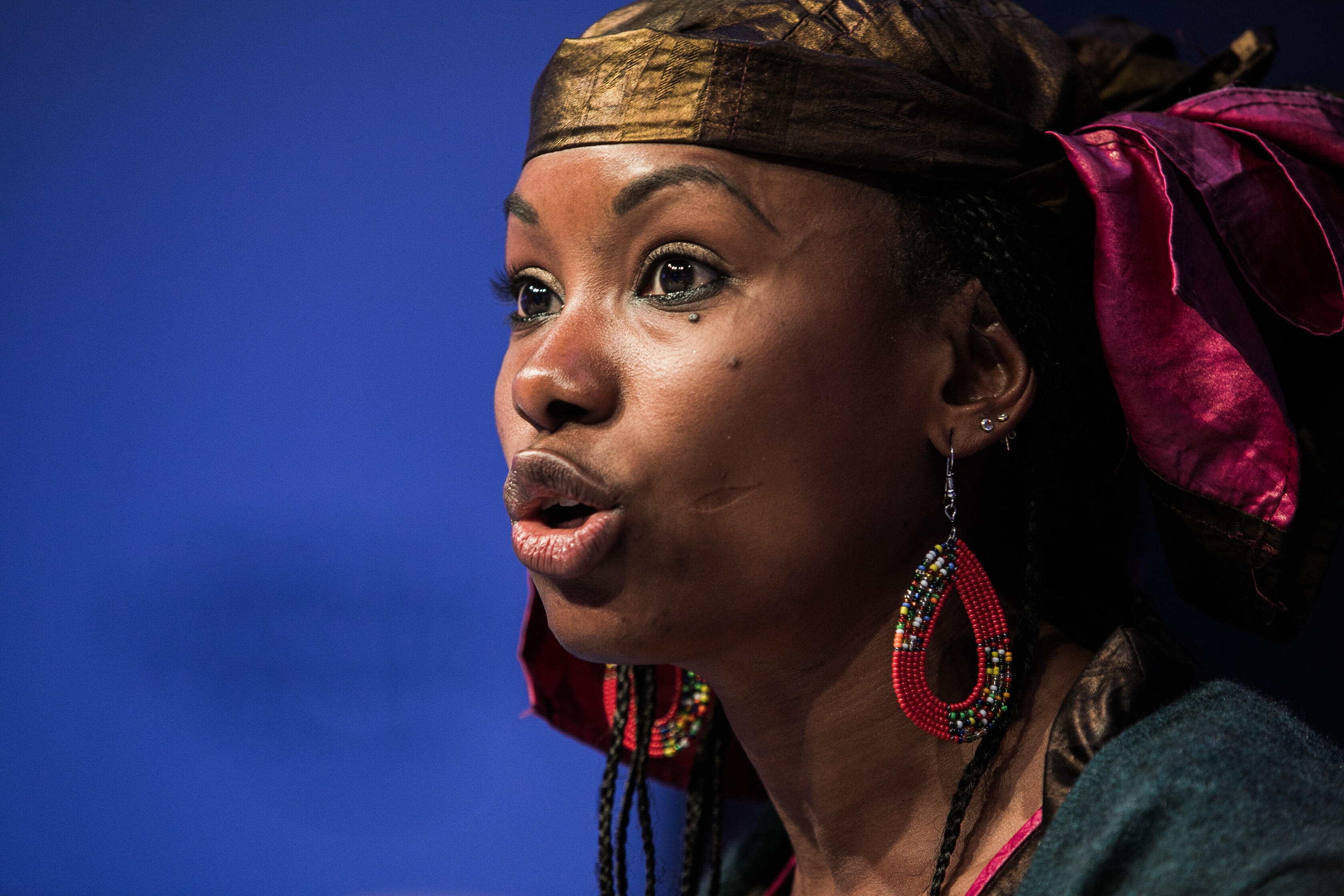 Advancing the Sustainable Development Agenda Hindou Oumarou Ibrahim, Coordinator, Association for Indigenous Women and Peoples of Chad (AFPAT), Chad at the Annual Meeting 2017 of the World Economic Forum in Davos, January 17, 2017  Copyright by World Economic Forum / Jakob Polacsek