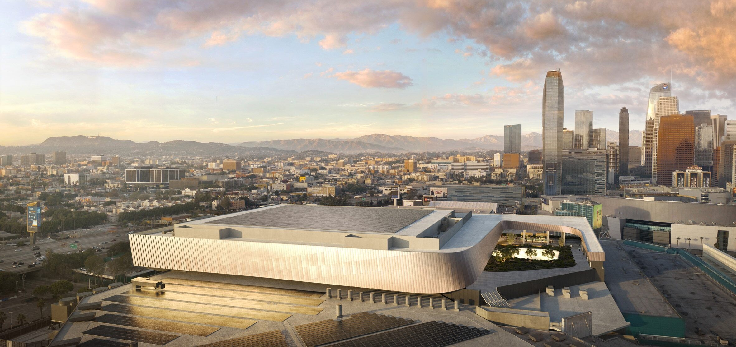 The Los Angeles Convention Center expansion.