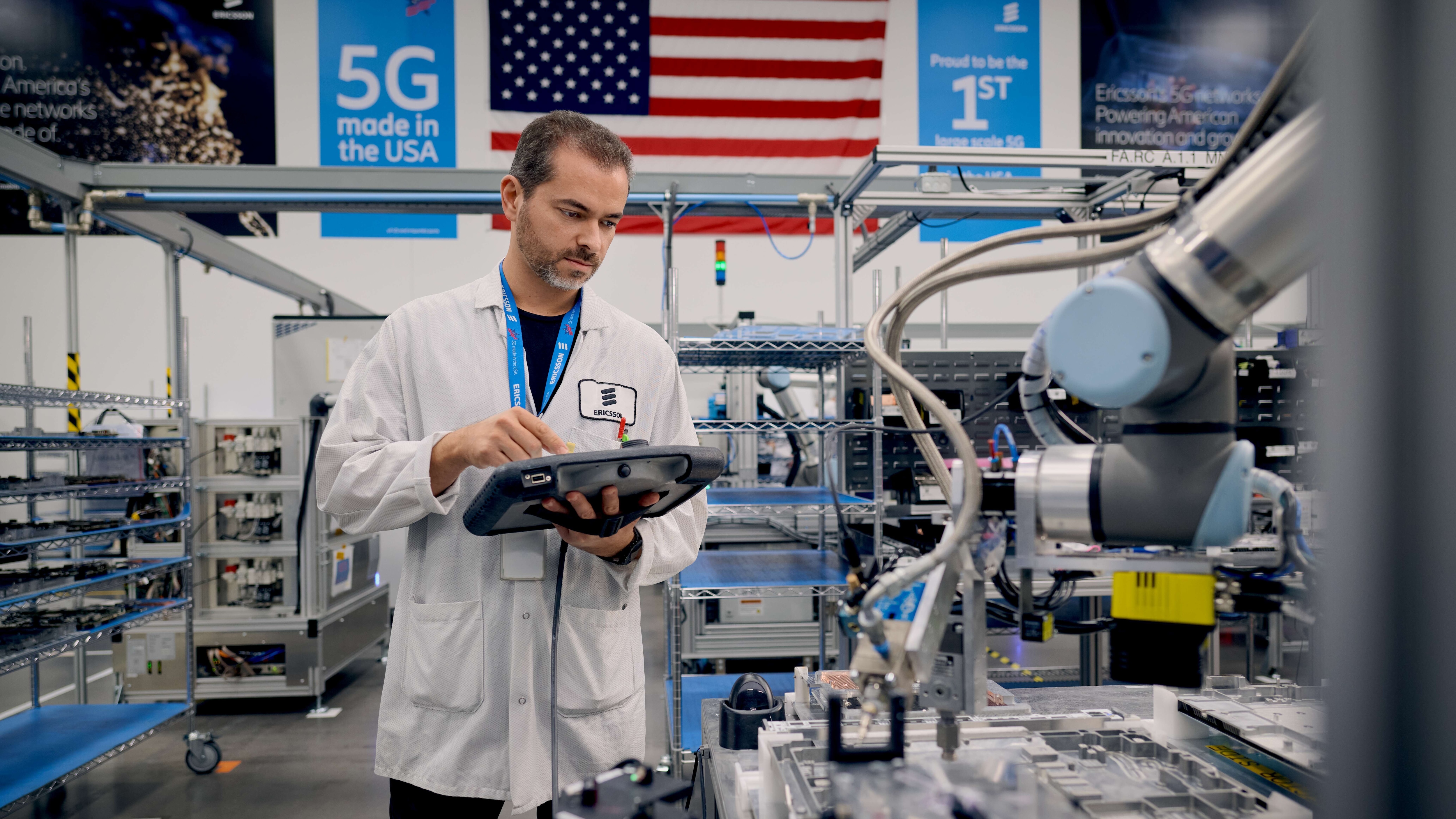 Ericsson's US 5G smart factory in Lewisville, Texas