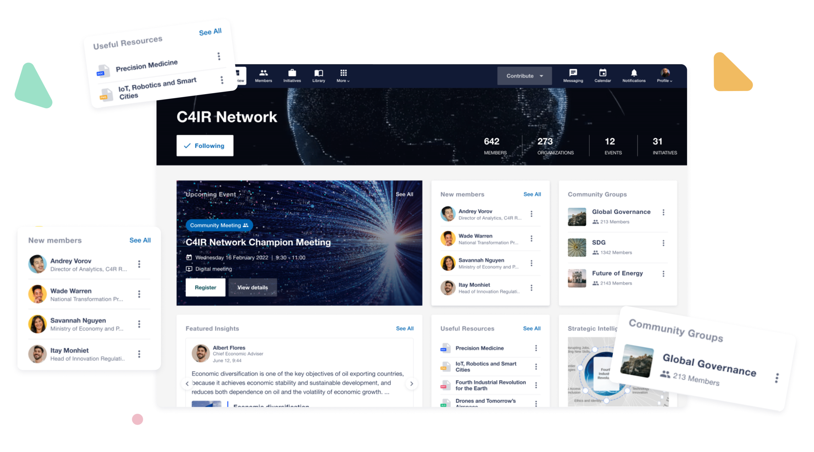 Key services provided by Forum Spaces - Impact Network